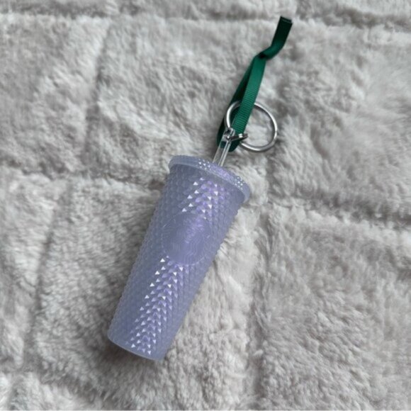 Starbucks | Unicorn Bling Ornament Holiday Cold Cup Keychain - Picture 1 of 6